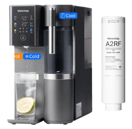 Waterdrop Remineralization Hot Cold RO Water Dispenser, A2G